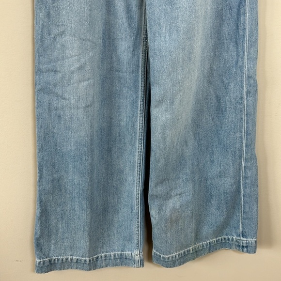Etica Jean Devon Wide Leg High Rise Mountain Air Light Wash Sz 24 - Picture 5 of 13